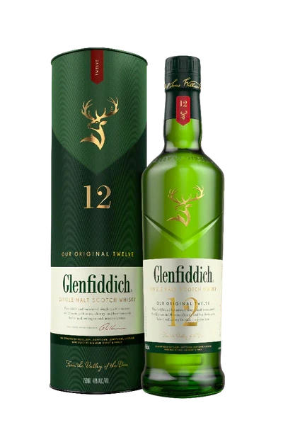 Glenfiddich 12 Year Old Single Malt Scotch Whisky