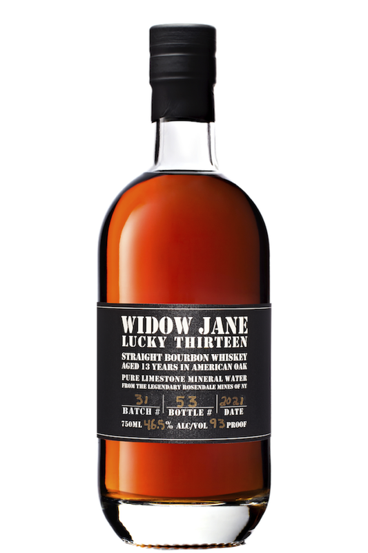 Widow Jane 13 Years Old Lucky Thirteen American Oak Straight Bourbon Whiskey 93 Proof